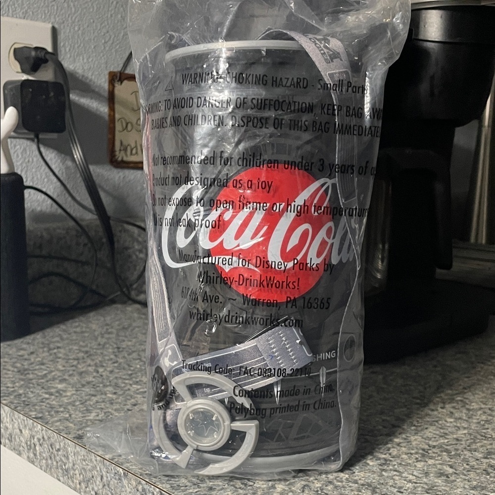 Disney parks avengers campus black panther Coca Cola oversized can Wakanda Pym